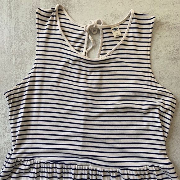 Old Navy Striped Summer Dress Fit & Flare - Picture 3 of 5